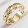 Anello a fiore in oro antico | Oro