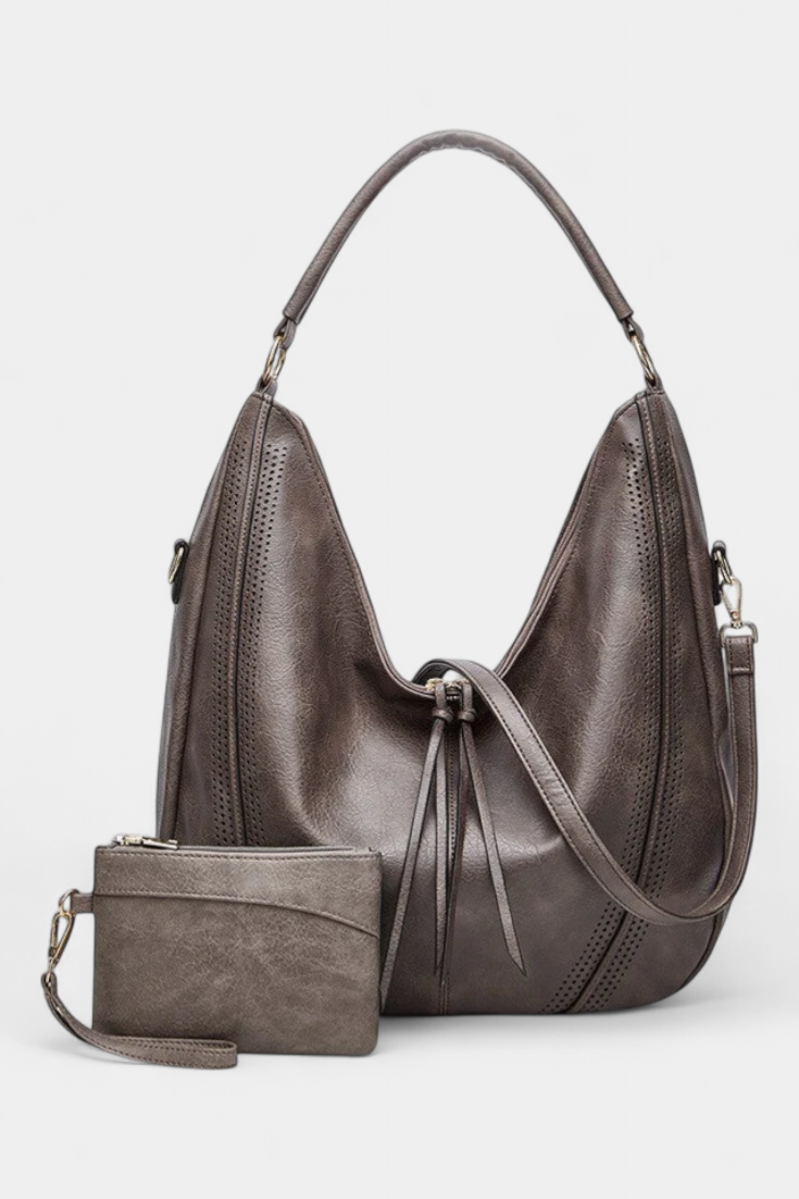 Velena Borsa a Secchiello Hobo Boho con Portamonete