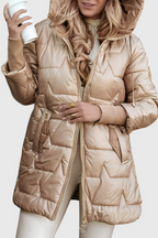 Marcella | Cappotto Isolante Accogliente con Cappuccio