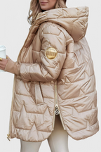 Marcella | Cappotto Isolante Accogliente con Cappuccio