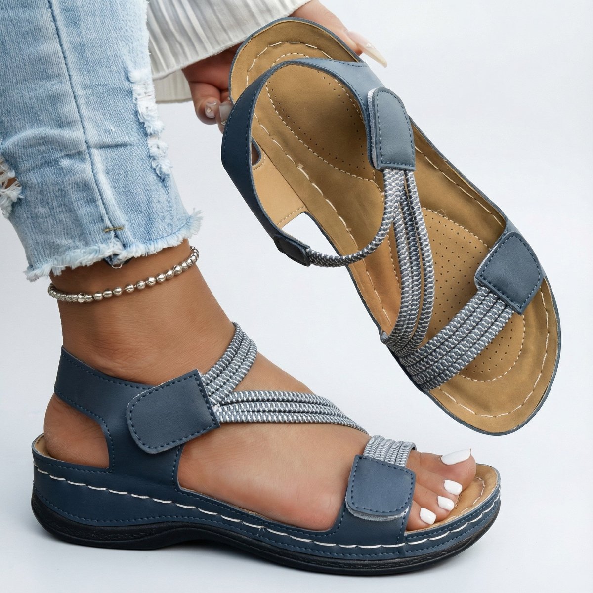 Juanita - Sandalias Ortopédicas Cómodas - LUVOR