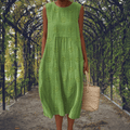 Kira | Vestido Elegante sin Mangas con Bolsillos - LUVOR