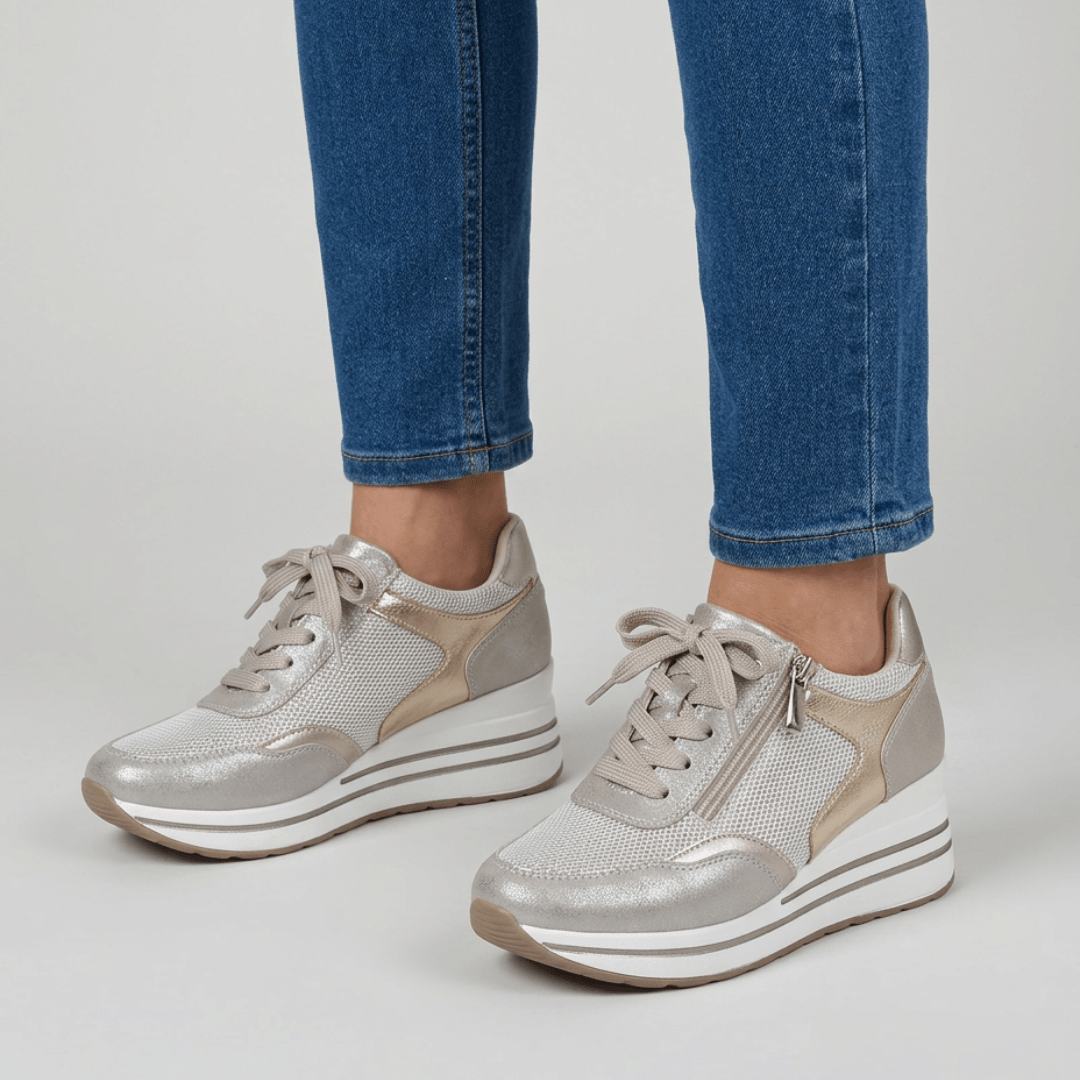 Lori - Scarpa comoda Donna con zeppa - LUVOR