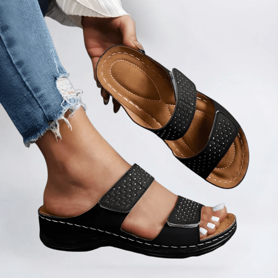 Lynn: Elegantes Sandalias Ortopédicas - LUVOR