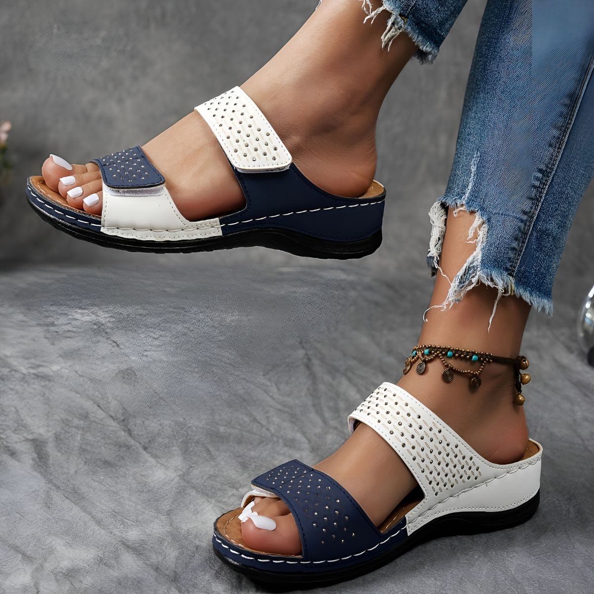 Lynn: Elegantes Sandalias Ortopédicas - LUVOR