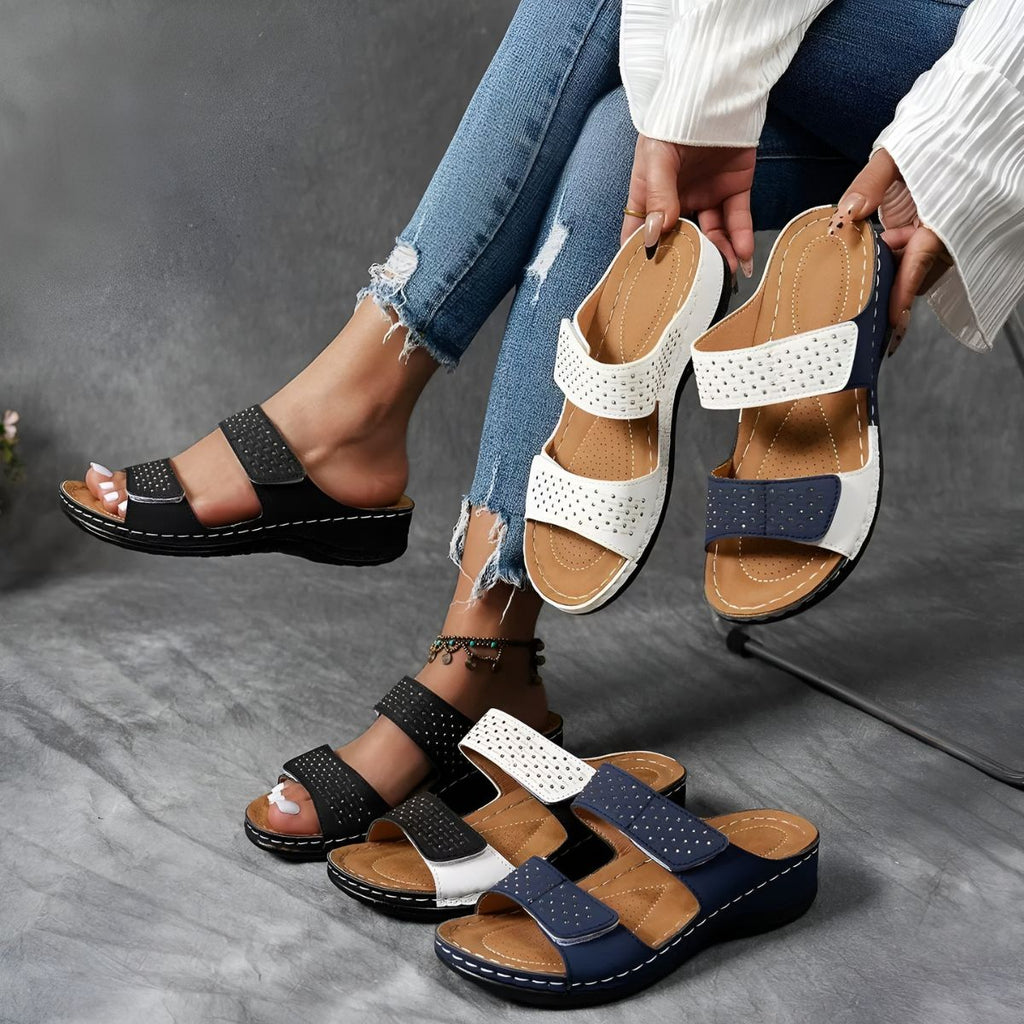 Lynn: Elegantes Sandalias Ortopédicas - LUVOR