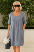 Maddie | Vestido Casual con Bolsillos - LUVOR