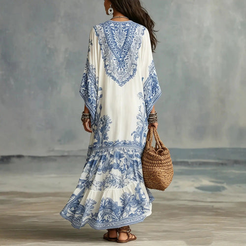 Alba Abito Lungo Bohemien Etnico