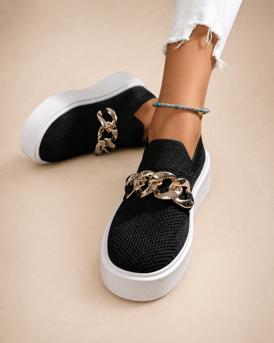 Maria - Zapatos con cadena De Metal - LUVOR