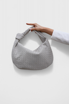 Borsa a Tracolla Media Intrecciata Sage
