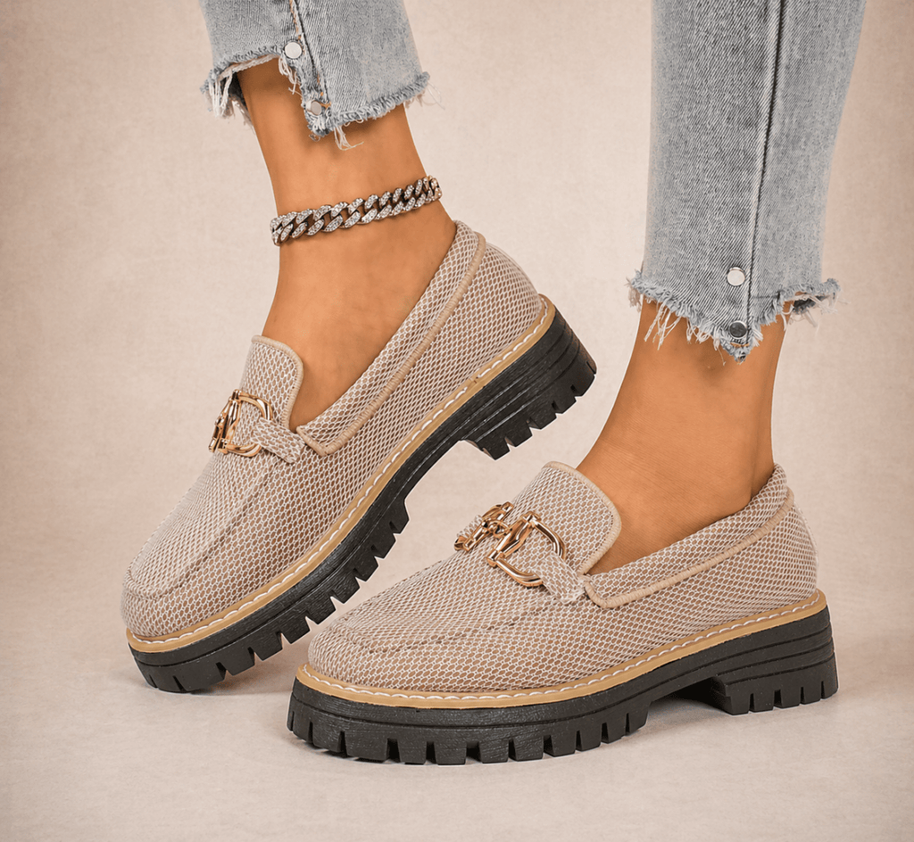 Mocasines de malla transpirable con suela gruesa - LUVOR