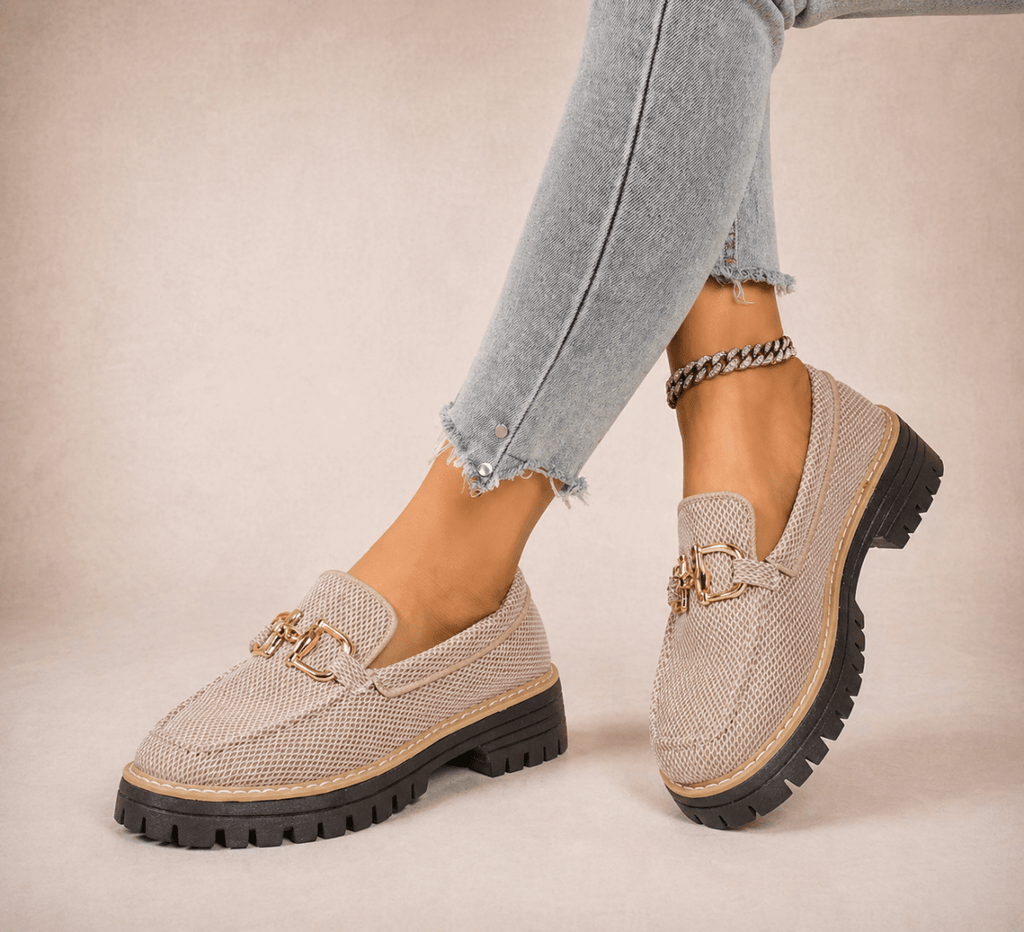 Mocasines de malla transpirable con suela gruesa - LUVOR