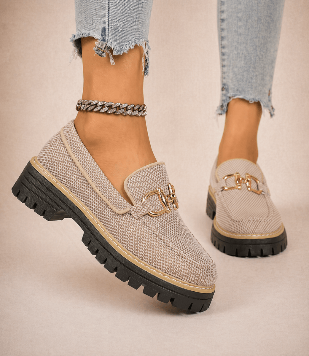 Mocasines de malla transpirable con suela gruesa - LUVOR