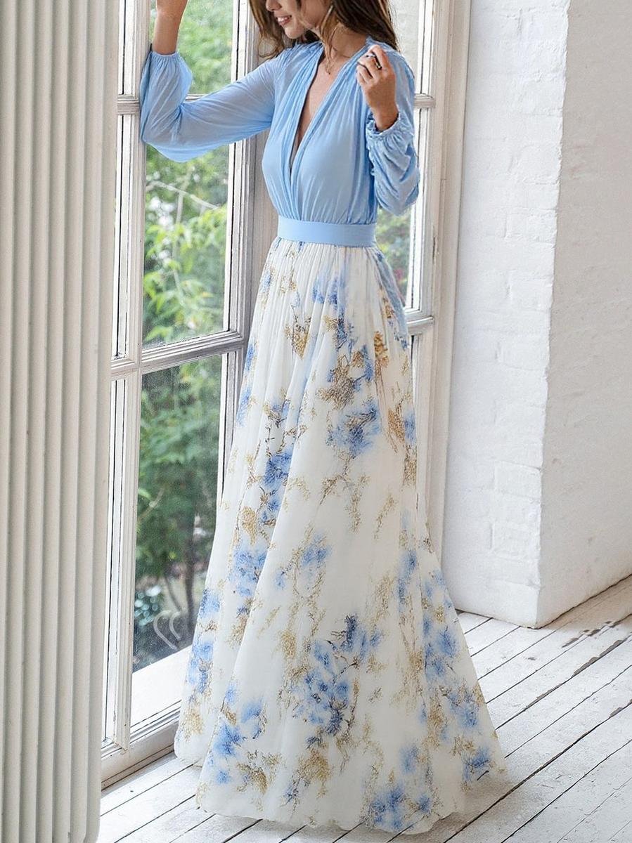 Penelope | Vestido Maxi Floral - LUVOR