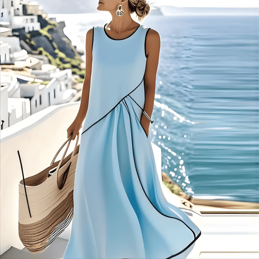 Saige™ Vestido de verano a rayas - LUVOR