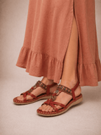 Sandalias de estilo ibicenco que combinan comodidad y elegancia - LUVOR