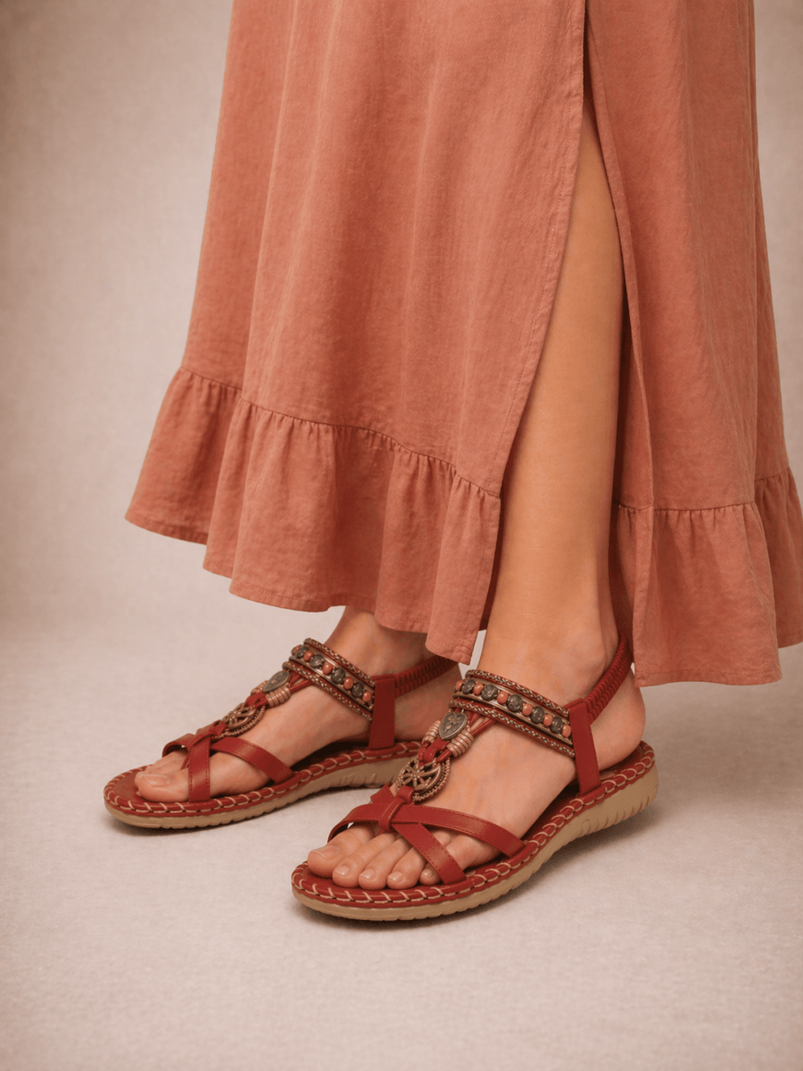 Sandalias de estilo ibicenco que combinan comodidad y elegancia - LUVOR