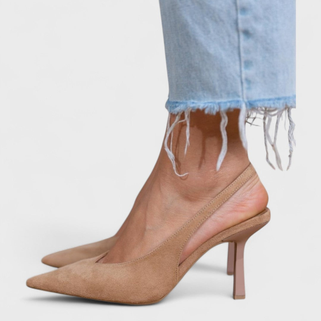 Bianco - Scarpa slingback