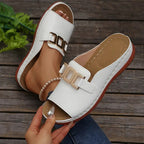 Paola - Sandalo Comfort con Fibbia Gioiello