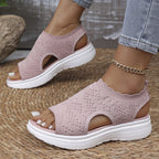 Patrizia - Sandali con Plateau in Rete Traspirante da Donna