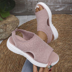 Patrizia - Sandali con Plateau in Rete Traspirante da Donna