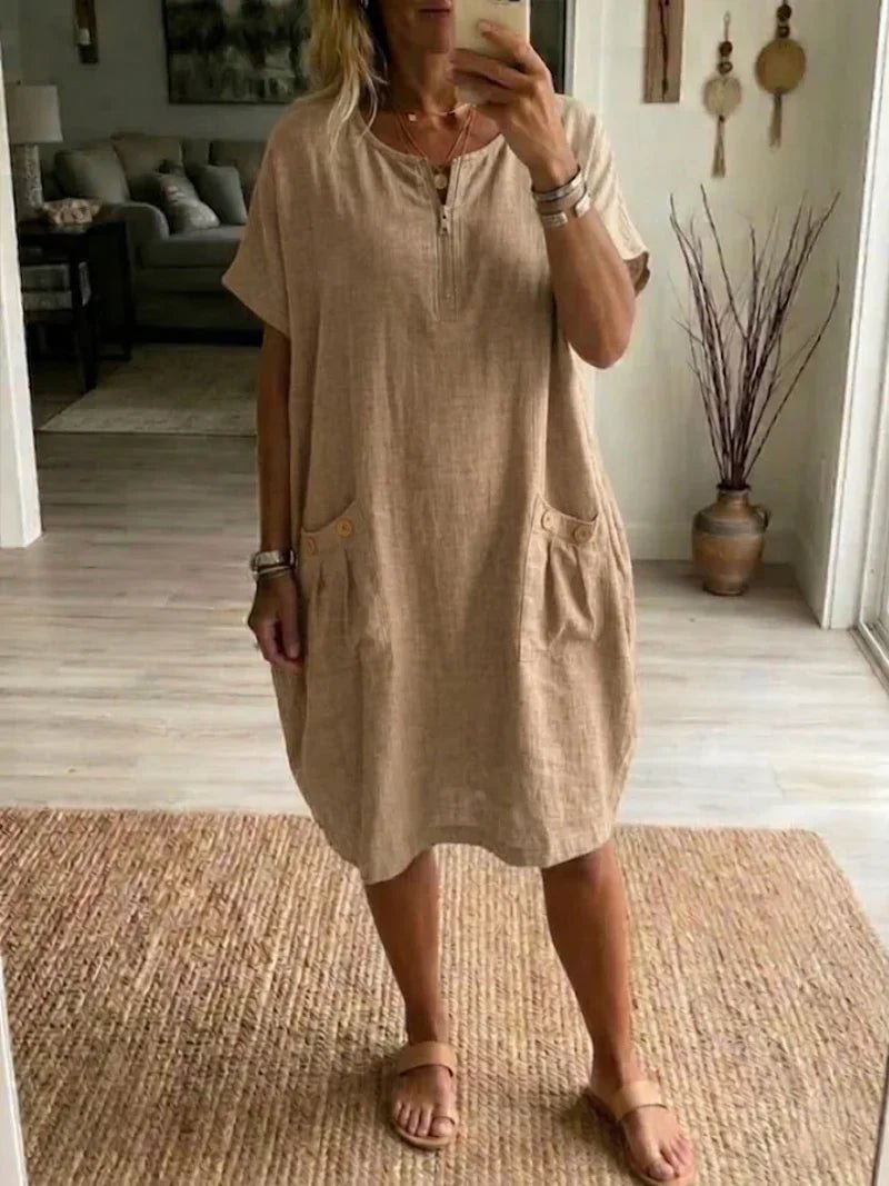 Teresa | Vestido con cremallera - LUVOR