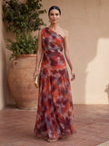 Uma - Vestido largo fluido con diseño elegante - LUVOR