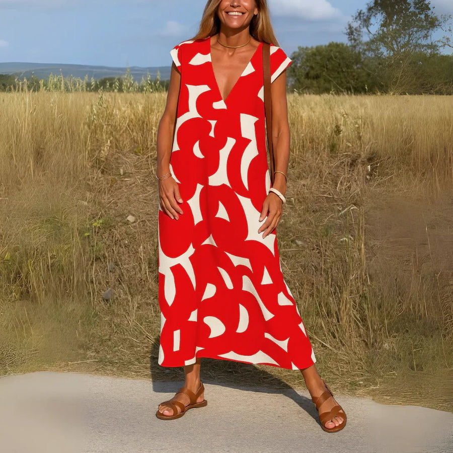 Valeria | Vestido con detalles calados - LUVOR