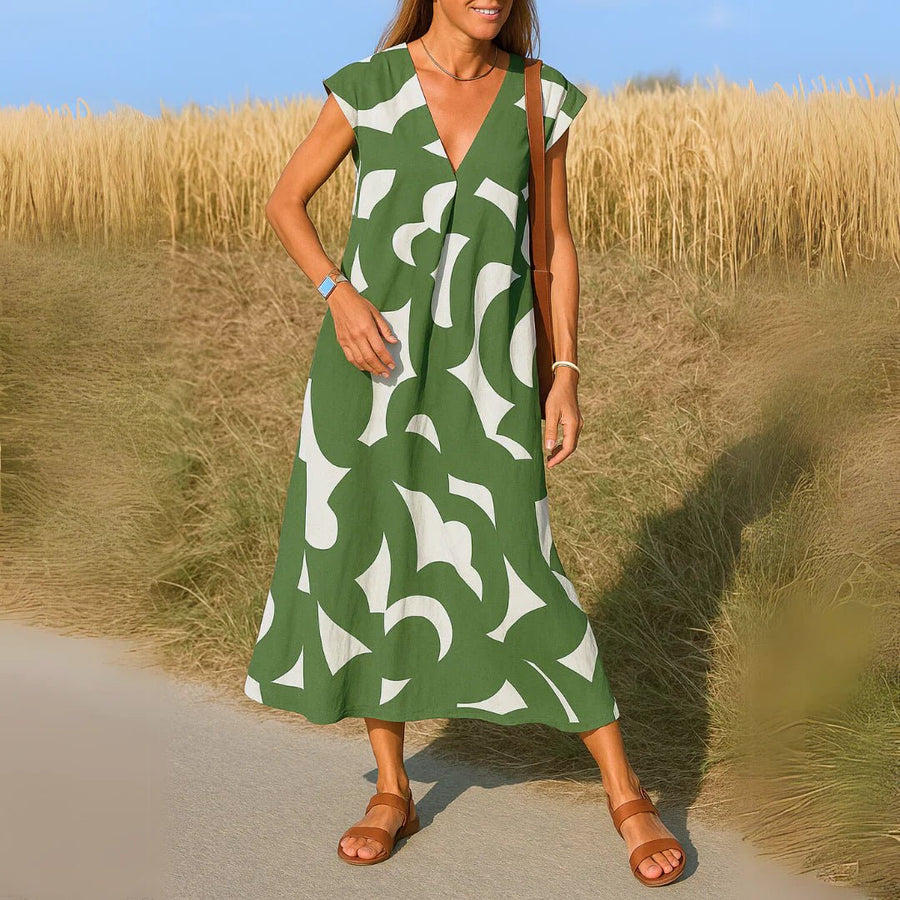 Valeria | Vestido con detalles calados - LUVOR