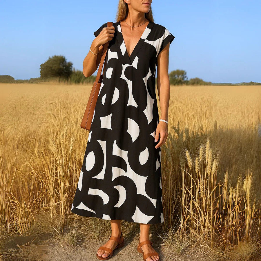 Valeria | Vestido con detalles calados - LUVOR