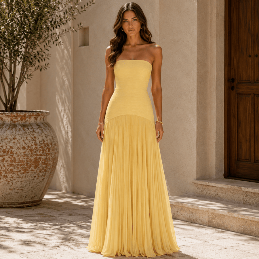 Vestido Almudena™ | Elegancia Sofisticada que Estiliza con Delicadeza - LUVOR