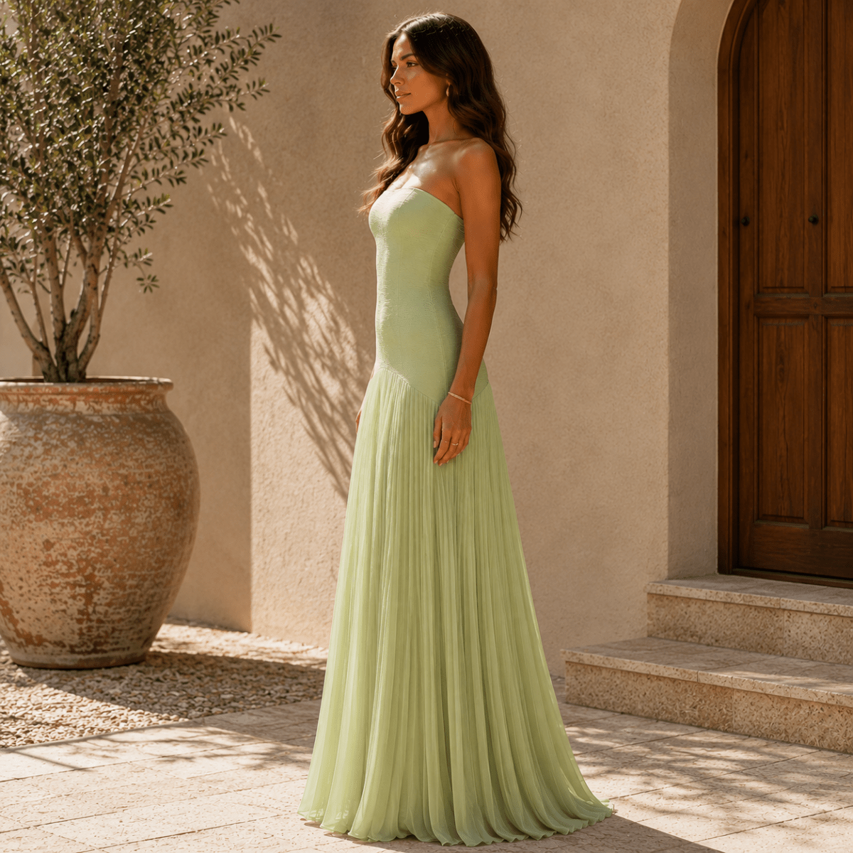 Vestido Almudena™ | Elegancia Sofisticada que Estiliza con Delicadeza - LUVOR