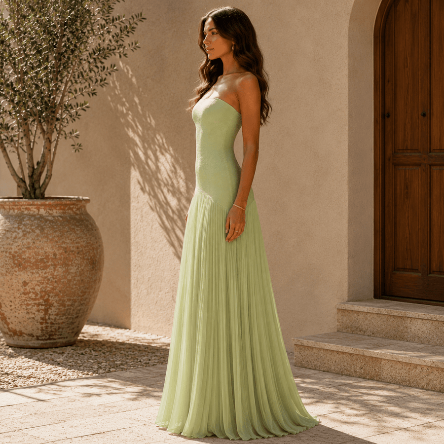 Vestido Almudena™ | Elegancia Sofisticada que Estiliza con Delicadeza - LUVOR