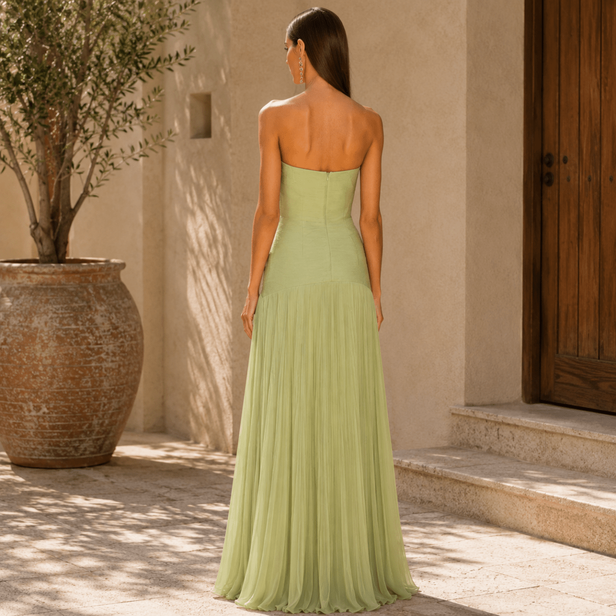 Vestido Almudena™ | Elegancia Sofisticada que Estiliza con Delicadeza - LUVOR