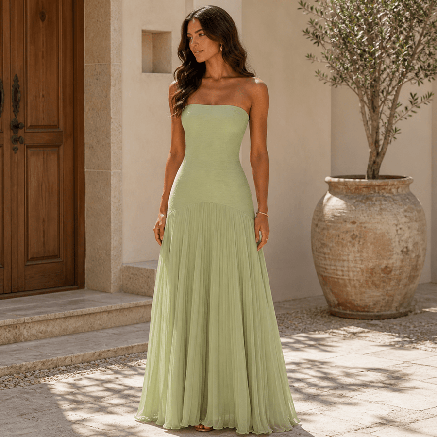 Vestido Almudena™ | Elegancia Sofisticada que Estiliza con Delicadeza - LUVOR