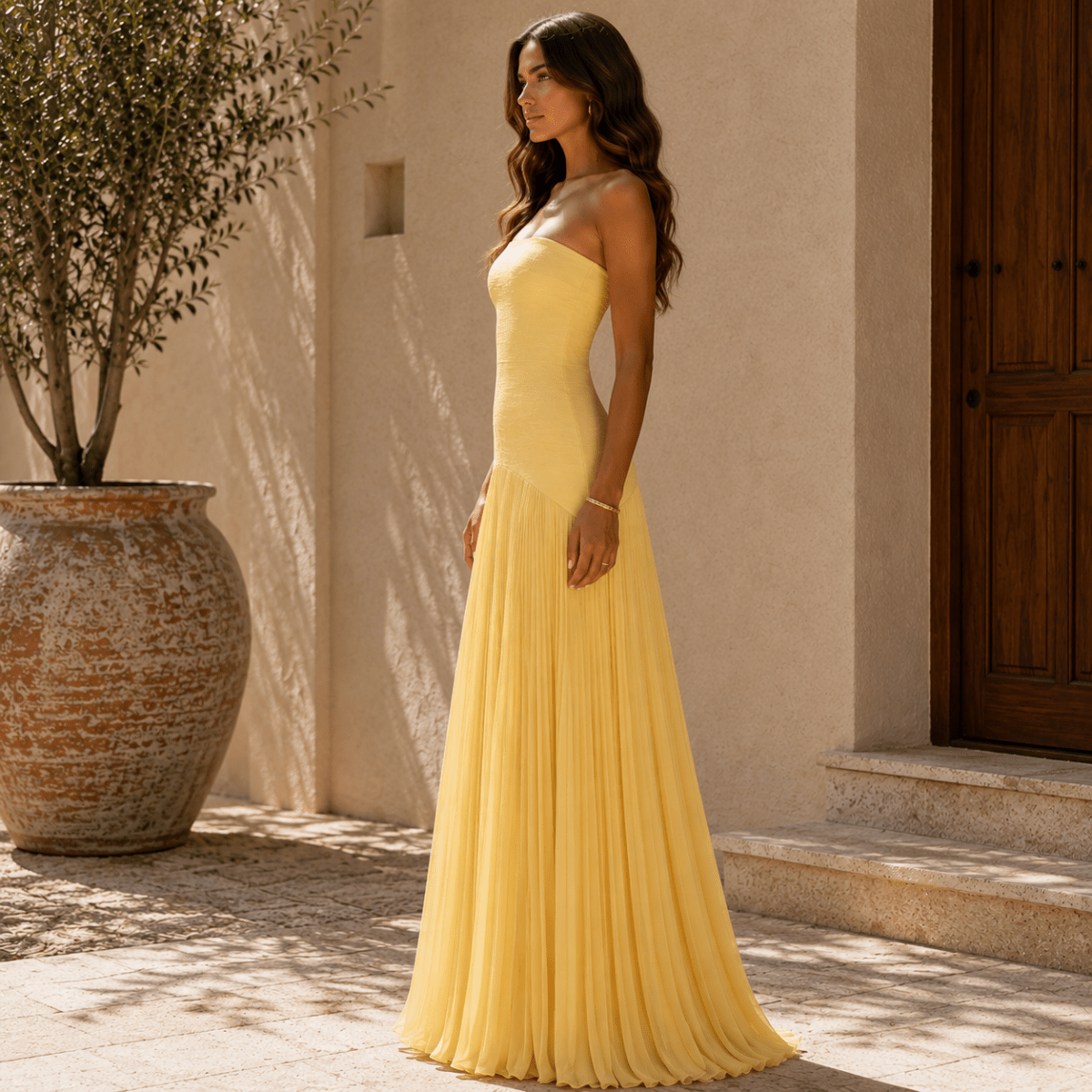 Vestido Almudena™ | Elegancia Sofisticada que Estiliza con Delicadeza - LUVOR