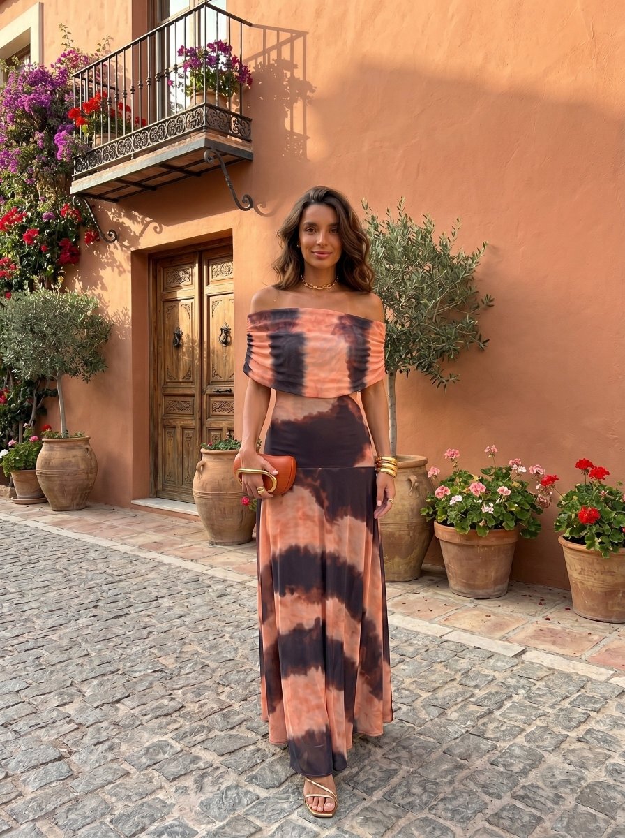 Vestido de Toledo con estampados - LUVOR
